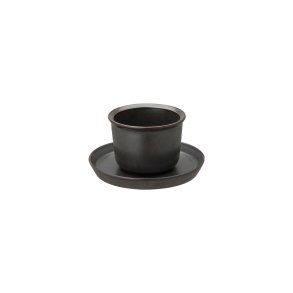 Kyusu cup & saucer, black