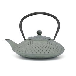 Cast iron pot light grey/green, 1,25 L