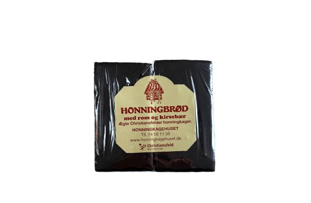 Ginger bread with rom and cherry