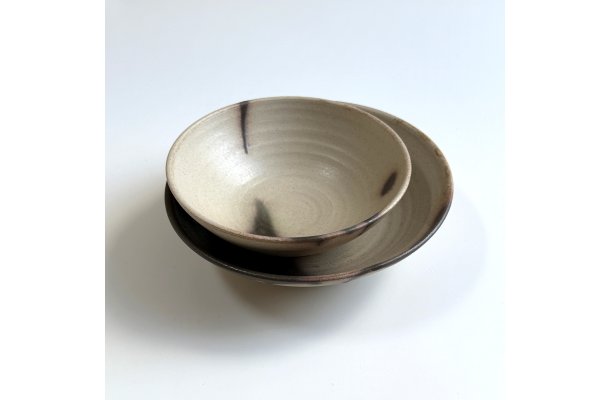 Skl, 18 cm, mrkegrn/brun