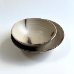 Skl, 14 cm,  mrkegrn/brun