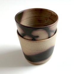 Lille krus, 20 cl.,  mrkegrn/brun