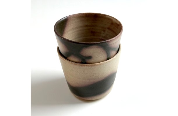 Lille krus, 20 cl.,  mrkegrn/brun