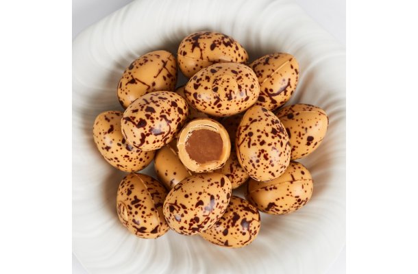 Amber Caramel Quail Eggs 