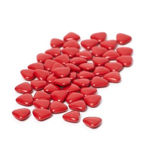 R�de chokoladehjerter