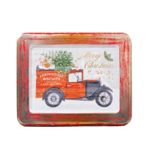 Vintage Van Oat Flip Tin