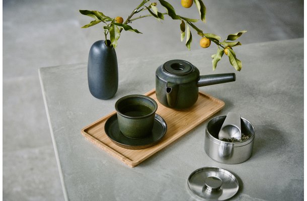 Kyusu teapot black, 0,3 L